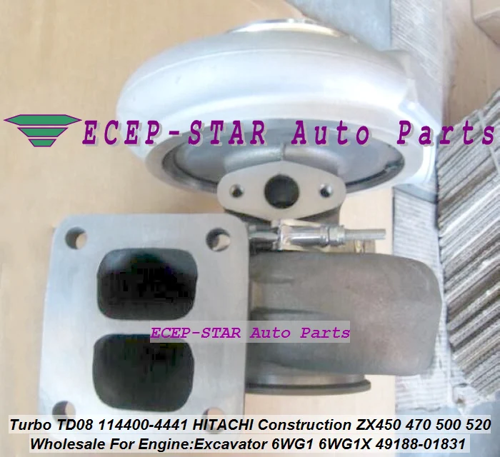 TD08 114400 4441 49188 01830 4918801832 01831 турбо для строительства HITACHI ZX450 470 500 520 экскаватор | Воздухозаборники -32843565265