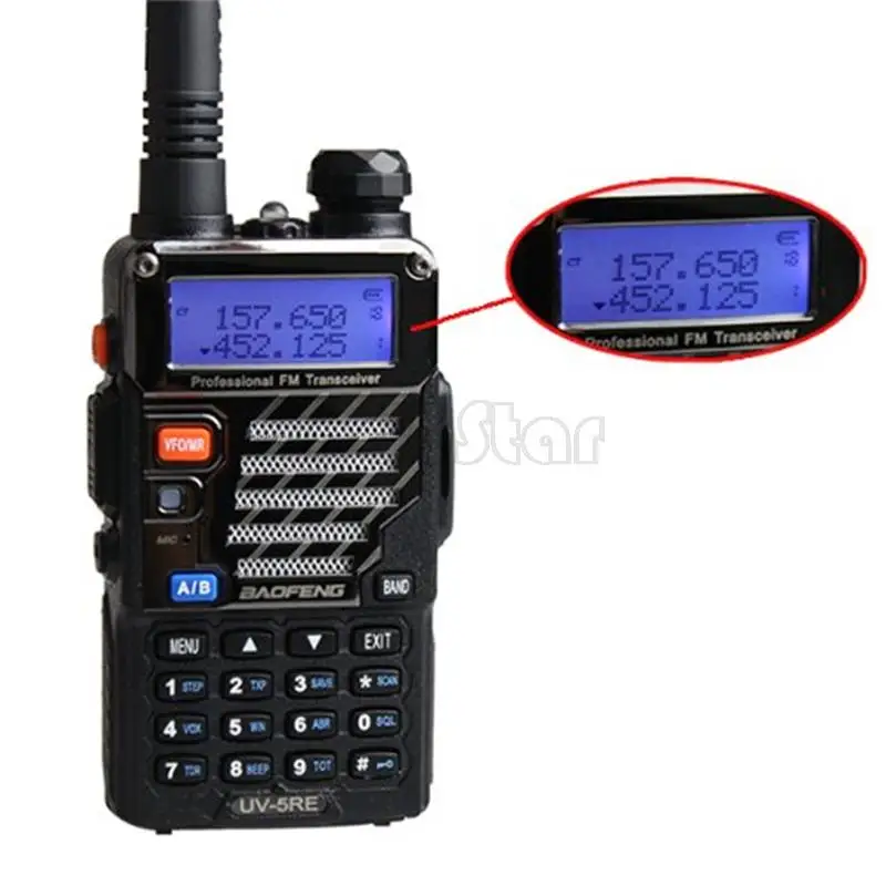 Обновление BAOFENG UV-5RE UV 5RE Двухдиапазонная рация двухстороннее радио 5 Вт 128CH UHF VHF fm-радио 136-174 МГц и 400-520 МГц
