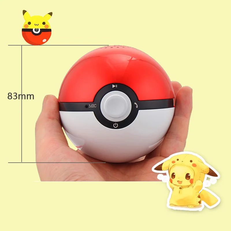 YOTEEN портативный Pokemon Go Pokeball динамик мини супер бас беспроводной громкий динамик Bluetooth V4.0 музыка Громкая связь аудио динамик s