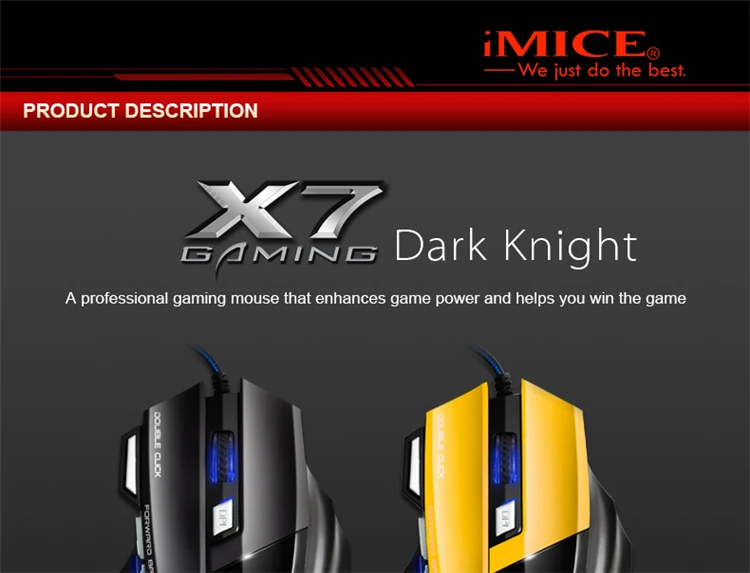 7 Buttons USB Wired Gaming Mouse 2400DPI Optical Gamer Mice X7 with Sades mousepad mat for PC Computer Laptop gamer (1)