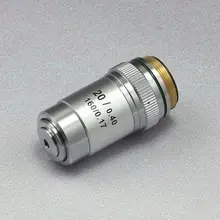 Высокое качество 20x/0,4 мм микроскоп ахроматический объектив для 195мм составной Биологический микроскоп, резьба RMS