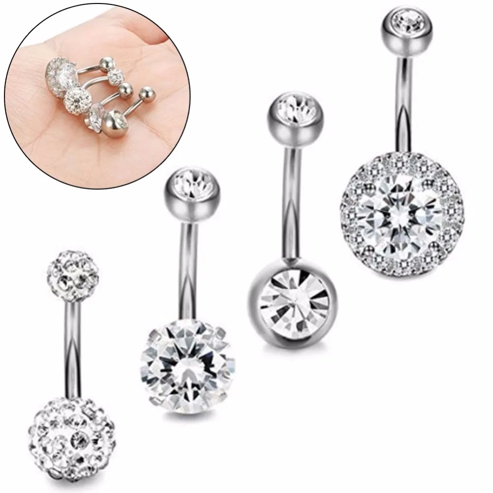 Stainless Steel Belly Button Piercing