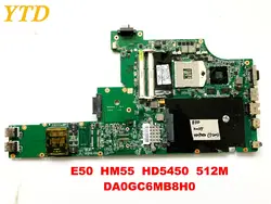 Оригинальный Для Lenovo E50 материнская плата для ноутбука E50 HM55 HD5450 512 М DA0GC6MB8H0 испытанное хорошее Бесплатная доставка