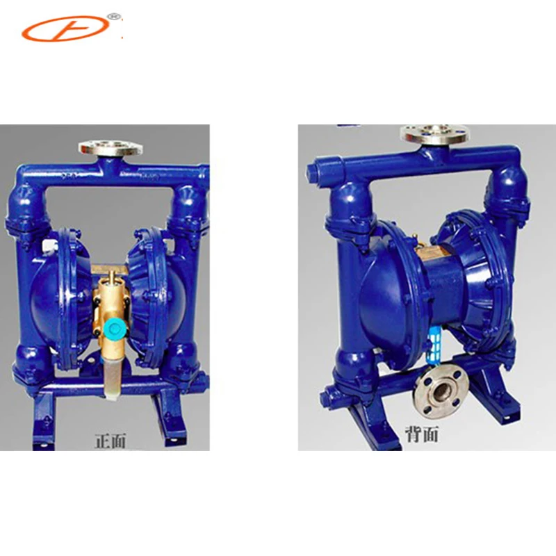 

QBY-25 Flange connection 304 stainless steel pneumatic diaphragm pump for Tile and porcelain 67