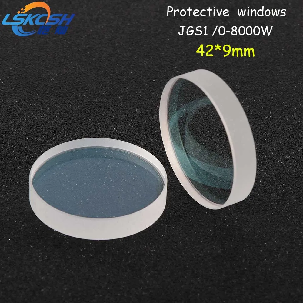 

LSKCSH 50pcs/lot High quality Fiber Laser Protective Windows/Protection mirrors 50*8mm 0-8000W for Mazak Fiber Laser Cutting