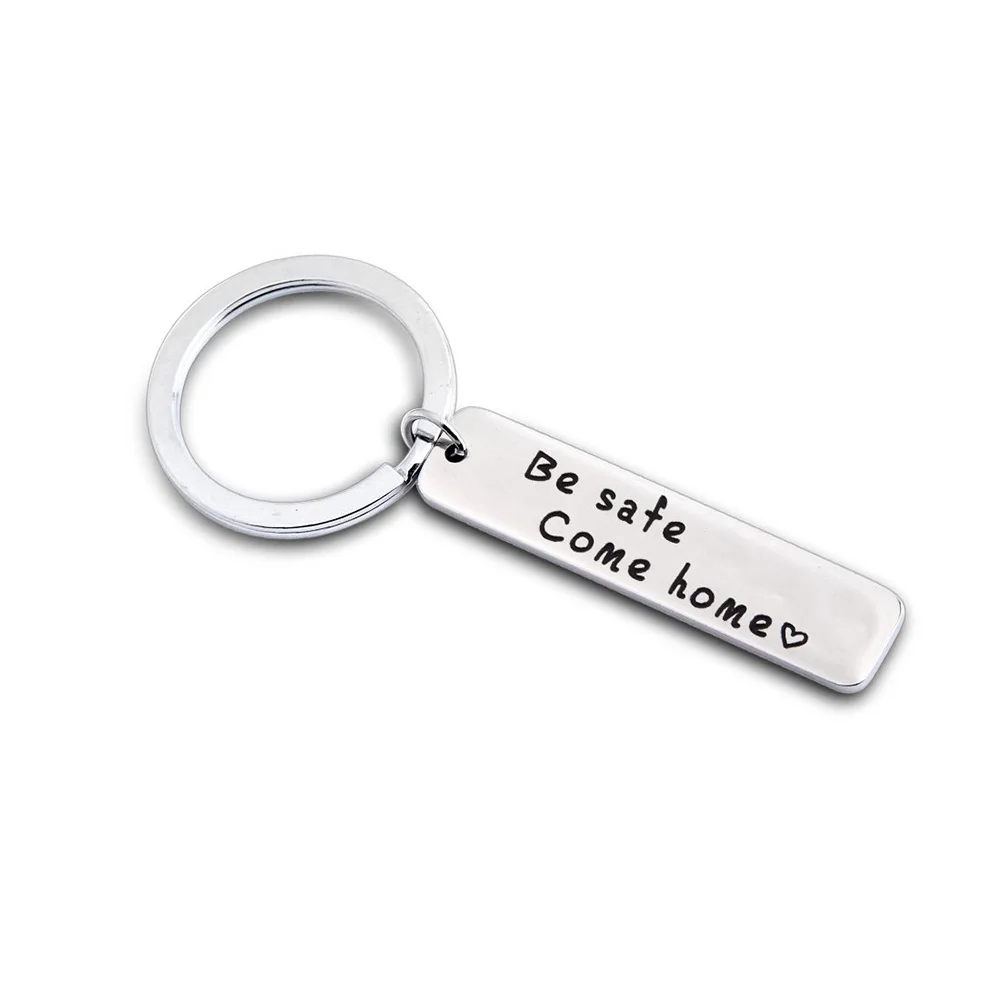 

Police Firefighter Military Driver Trucker Biker Gift Be Safe Come Home Keychain Deployment Gift Trooper Deputy Sheriff Gift