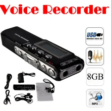 20 штук 2013 8 Гб многофункциональная USB ЖК-дисплей цифровые голосовые изображения Регистраторы Диктофон Телефон MP3 плеер динамик