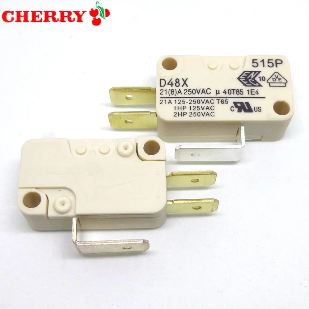 Оригинальный микропереключатель CHERRY D48X 21A 250 В 10 шт. новый и