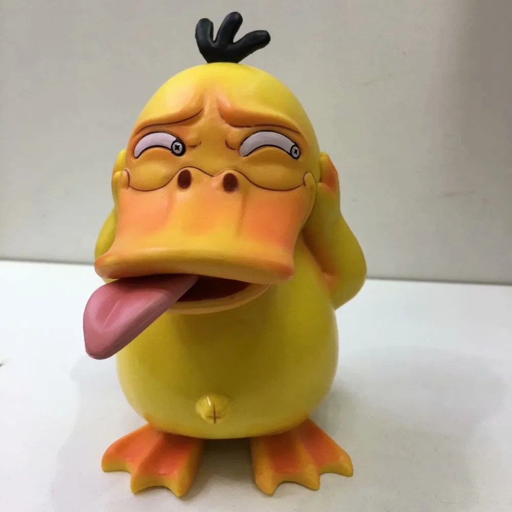 13 см японское аниме GK Psyduck со смешным видом фигурка модель игрушки pkm фигурка игрушки украшение комнаты пародия фигурка игрушки