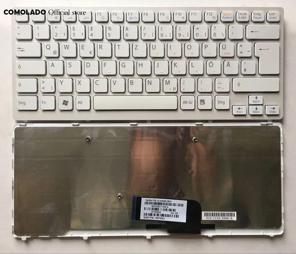 GR Germany keyboard for Sony Vaio VPC-CW VPC CW VPCCW CW16EC CW18FC CW26EC CW28EC CW2S3C CW2S6C black and white frame GR Layout GR Germany keyboard for Sony Vaio VPC-CW VPC CW VPCCW CW16EC CW18FC CW26EC CW28EC CW2S3C CW2S6C black and white frame GR Layout