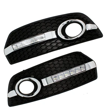 

Car DRL Daytime Running Lights Auto Driving Lights Fog Lamp Cover For Audi Q5 2010 2011 2012 2013