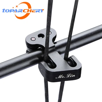 

Toparchery Aluminum Bow Cable Slide Splitter Roller Glide String Separator for Compound Bow Hunting