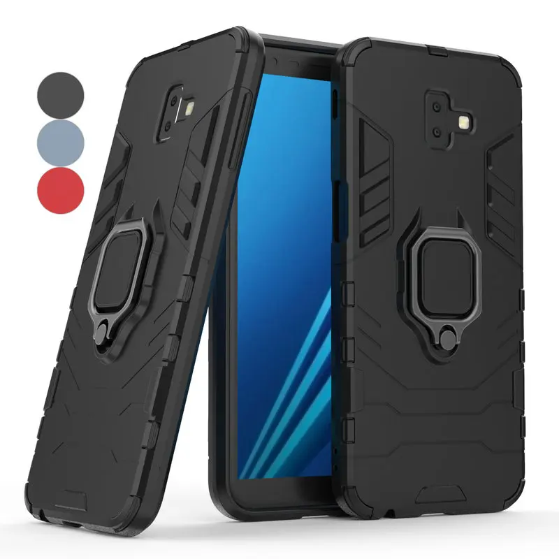 Чехол Robot Etui для Samsung Galaxy S10e чехол S10Plus S10 E J4 J6 Plus кольцевой держатель J4Plus J6Plus |