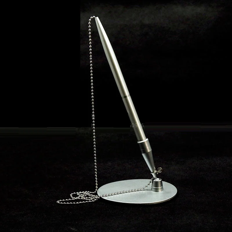 [4Y4A] Hotel Front Business Pen Metal Chain Metal Chain Pen Metal