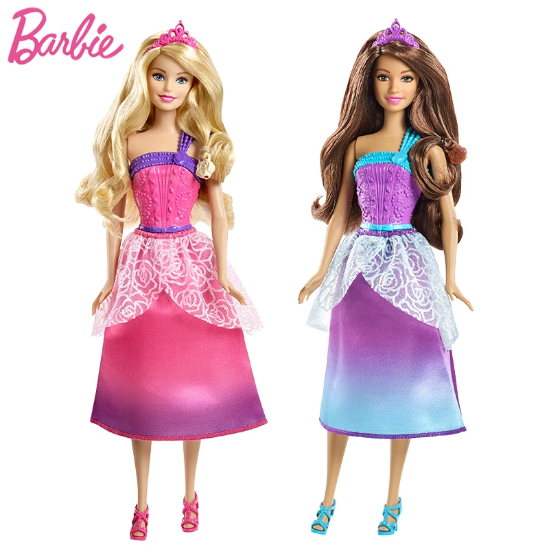 Barbie Long Hair Princess Doll Girl Barbie Doll Endless Hair Kingdom Toys  Gift For Birthday Dkm23 - Dolls - AliExpress