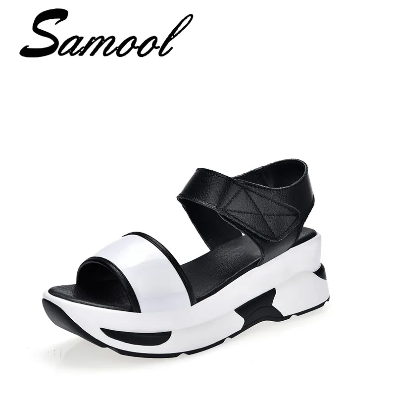 black and white wedge sandals