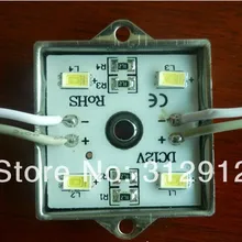 20 шт 5730 SMD СВЕТОДИОДНЫЙ модуль; высокая яркость; 1,6 Вт; IP65; DC12V; 160-200lm; Размер: 35 мм* 35 мм; металлический корпус