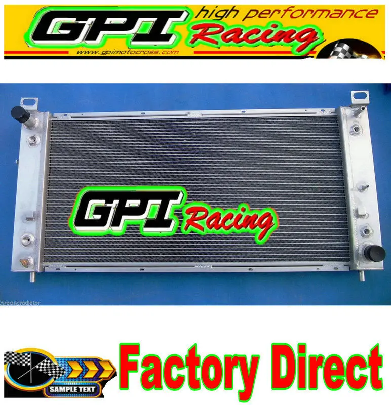 Aluminum Radiator FOR Hummer H2 Adventure Luxury Special Edition V8 AT