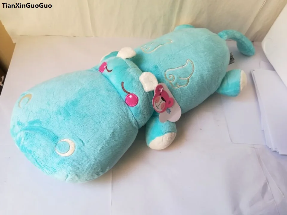 blue hippo stuffed animal