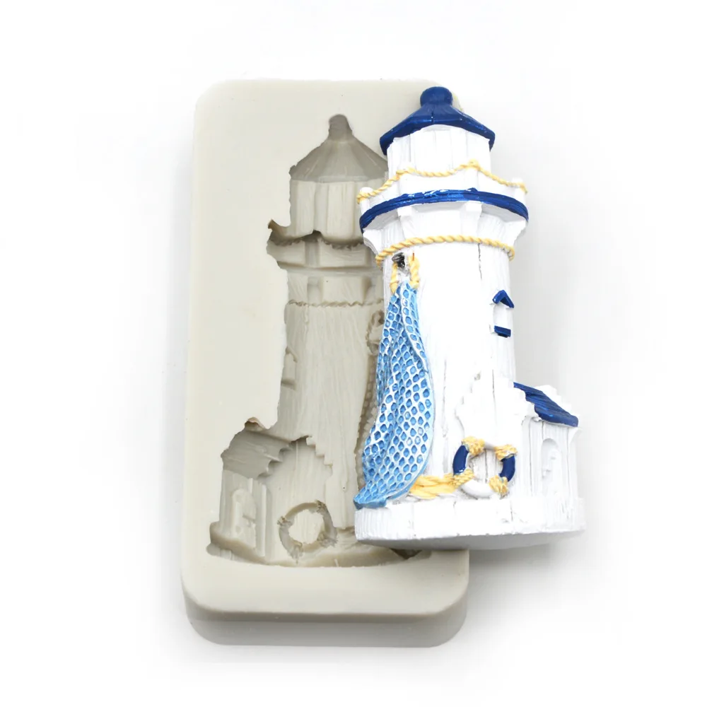 

Luyou 1pcs Lighthouse Silicone Mold Fondant Mould Cake Decorating Tools Cake Molds, Sugarcraft, Kitchen Accessories FM1807