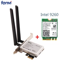 Настольный PCI-E 1X беспроводной адаптер конвертер с 1730 Мбит/с Wifi сетевая карта 9260NGW для Intel 9260 Bluetooth 5,0 для Windows 10