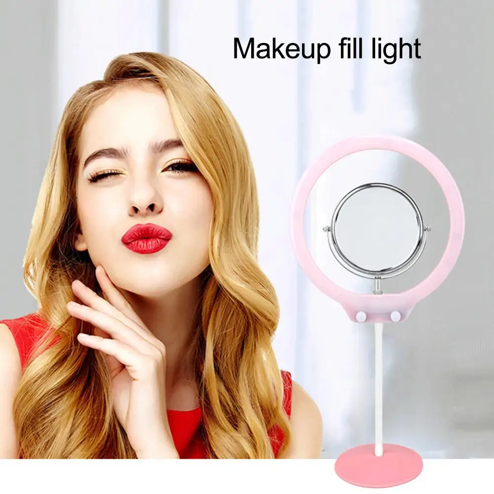 

Women Table LED Light with Ball Head Cell Phone Holder Portrait Photography Lamp Women Table LED Light with Ball