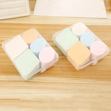 Случайный цвет спонж для пудры слоеные губки для лица мягкая пудра слоеная красота основа косметический макияж губка 5 шт./упак