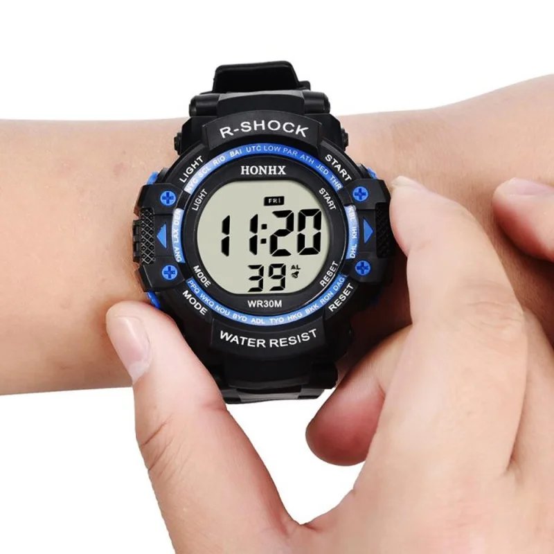 Sport Men watchs Adult Student Men's Electronic Watch Large Screen LED Sports Watch 2018 NEW arrival Sport Men watchs Adult Student Men's Electronic Watch Large Screen LED Sports Watch 2018 NEW arrival