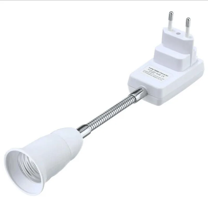 0623 E27 Light Lamp Bulb Holder Flexible Extension Converter Switch Adapter Socket 1