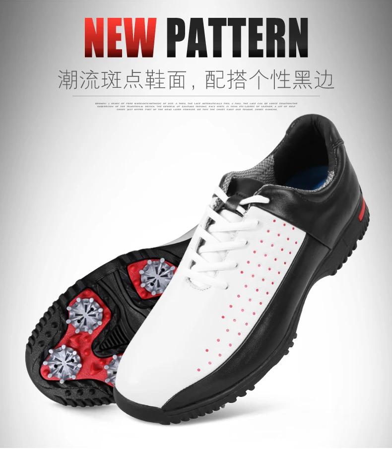 PGM гольф спортивные кроссовки Для Мужчин's Водонепроницаемый микрофибры обувь дышащая обувь Нескользящая Восемь коготь обувь