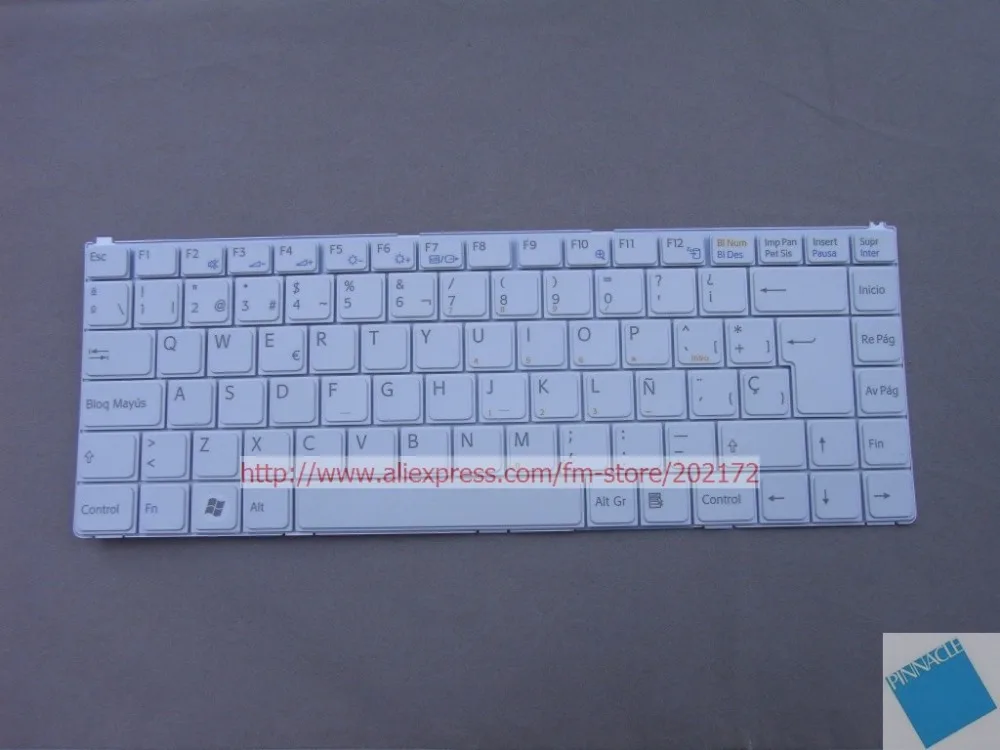 

Brand New White Laptop Notebook Keyboard 81-31105001-31 K070278B1 For SONY VAIO VGN-N VGN N series (Spain)