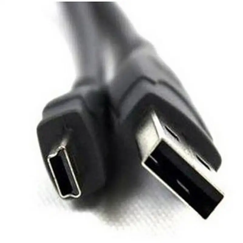 1 шт., длина 80/100 см, Лучший черный USB 2,0 A папа-мини 5 Pin B, кабель для зарядки и передачи данных, шнур, адаптер, usb удлинитель