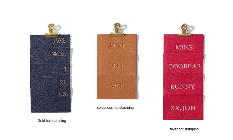 Costomed monogrammed initial letters