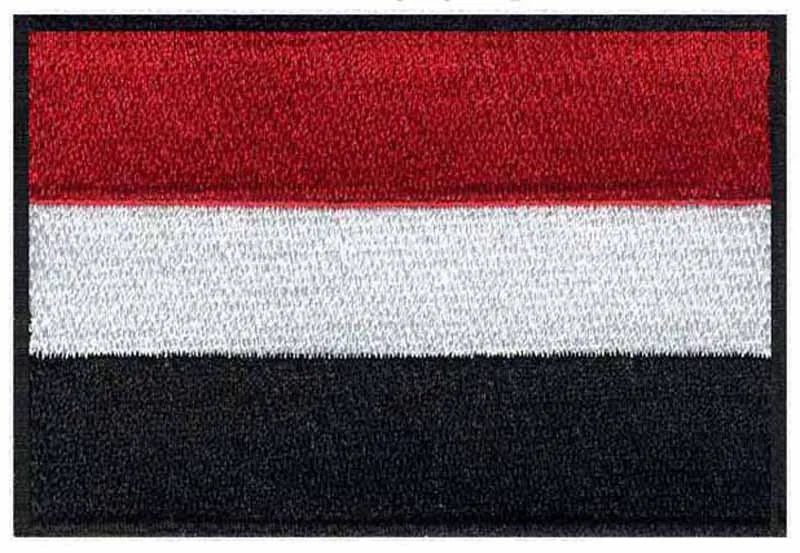 

Embroidery flag of Yemen 3" wide /textile patches/patches and stickers/elsa iron on