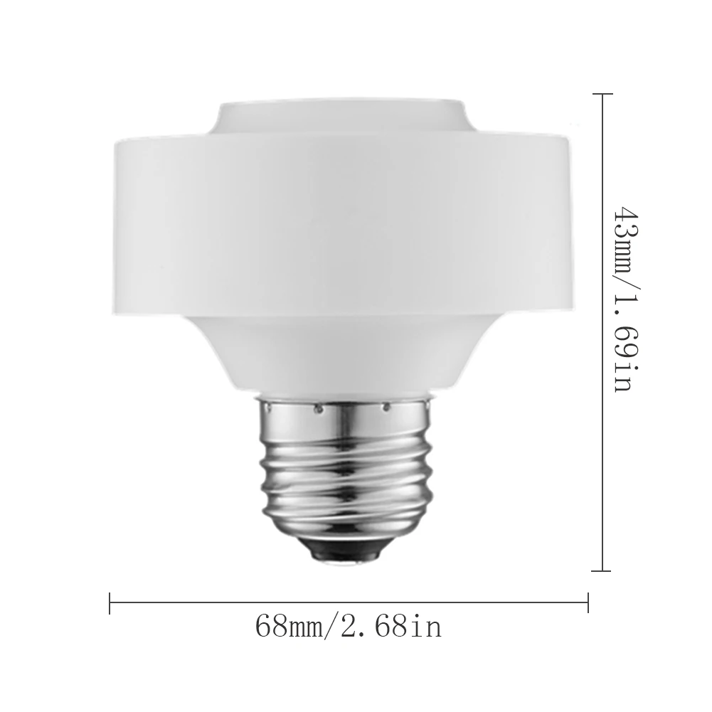 Умный Wi-Fi светильник, США/ЕС E26/E27 Лампа адаптер приложение дистанционное управление Голосовое управление светильник лампа, для Alexa/для Google Home