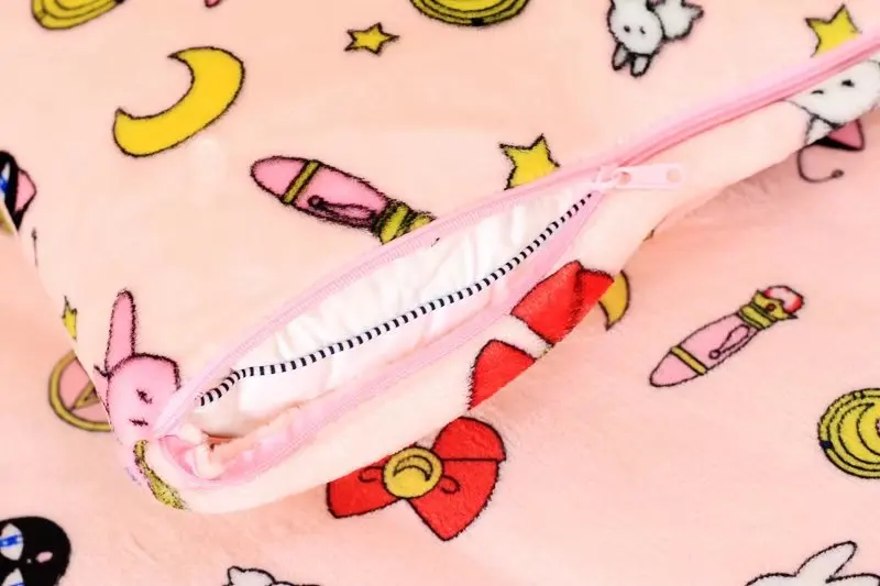 Sailor Moon плюшевый мультяшный плюшевый мягкий креативный фаршированный чехол для подушки, одеяло для кондиционирования воздуха, одеяло, зимняя теплая кукла-полицейский для сна
