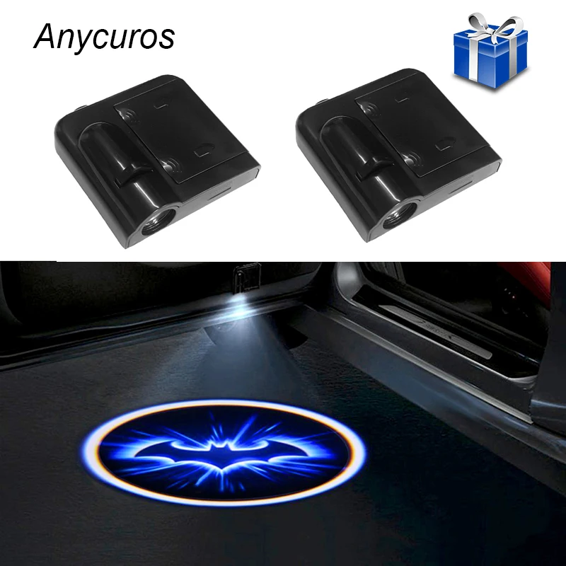 

2pcs Universal Wireless Car Logo Projector light Welcome Light Car Door Light LED Laser Projector No Drill No Noise Led light