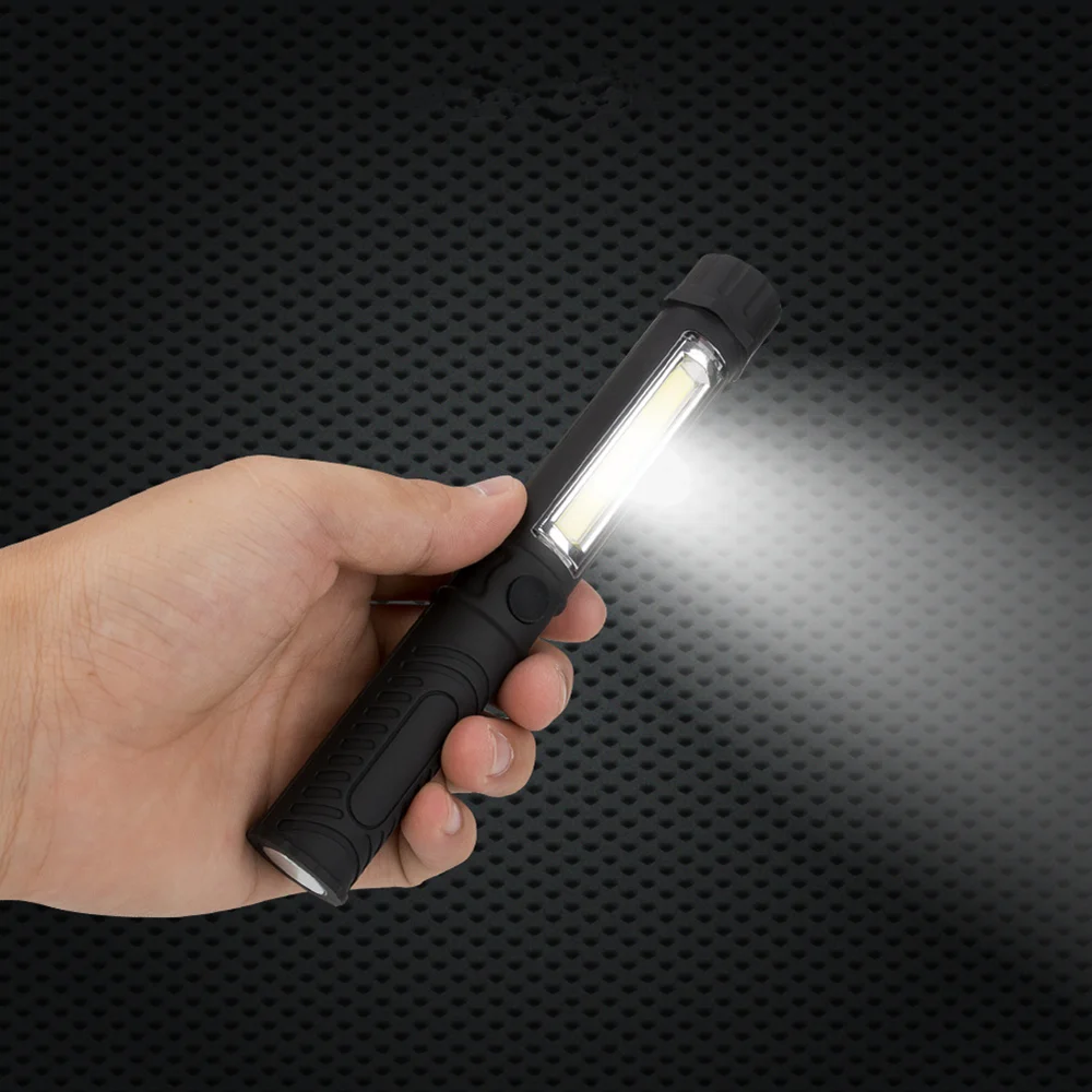 Новейший многофункциональный COB светодиодный мини-светильник с ручкой для проверки работы флэш-светильник фонарь лампа с нижним магнитом и зажимом черный/красный/синий