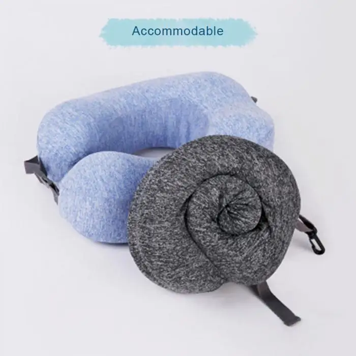 Memory Foam u-образная дорожная подушка для шеи опорная подушка для авиаперелетов MYDING