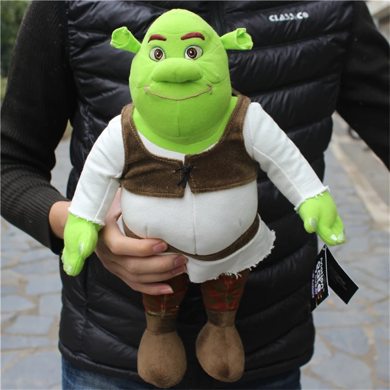 1 Piece 38 40 Cm Shrek Et Princesse Fiona En Peluche Doux Jouets Monstre Shrek Mignon En Peluche Bebe Doux Jouets Aliexpress