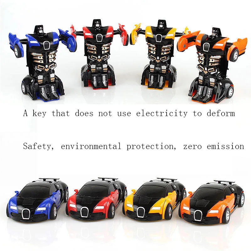 

Diecast Model Car Toy Children Birthday Gift hot wheelssly Children crash into inertia transformer 4 crash into deformation toys