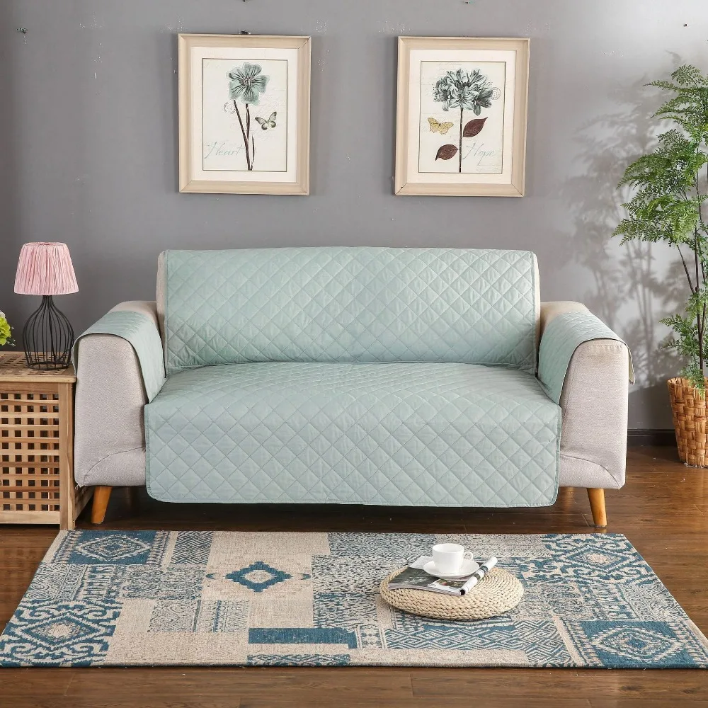 

Waterproof Sofa Cover Chair Throw Kids Mat Furniture Protector Removable Reversible Washable Sofa Sectional Armrest Slipcovers