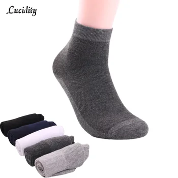 

Solid Color Men Cotton Socks Spring Autumn Breathable Male Mesh Socks 2019 Men's Casual Socks 5pairs/lot =10pieces