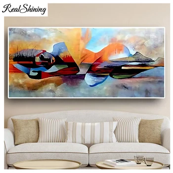 

Large Full Square Round diamond painting Watercolor Lord Buddha Abstract Diamond Embroidery 5d diy cross stitch home art FS5006