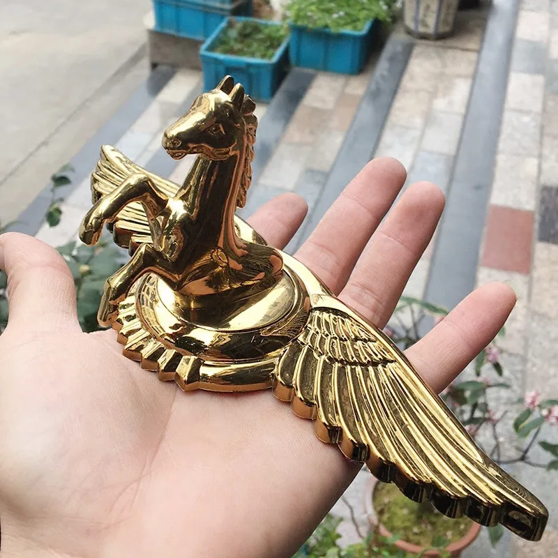 

Car Styling Front Hood Horse Emblem Badge Sticker For Audi Buick Holden Chrysler Mazda Lexus Bentley Dodge Auto Universal Decal