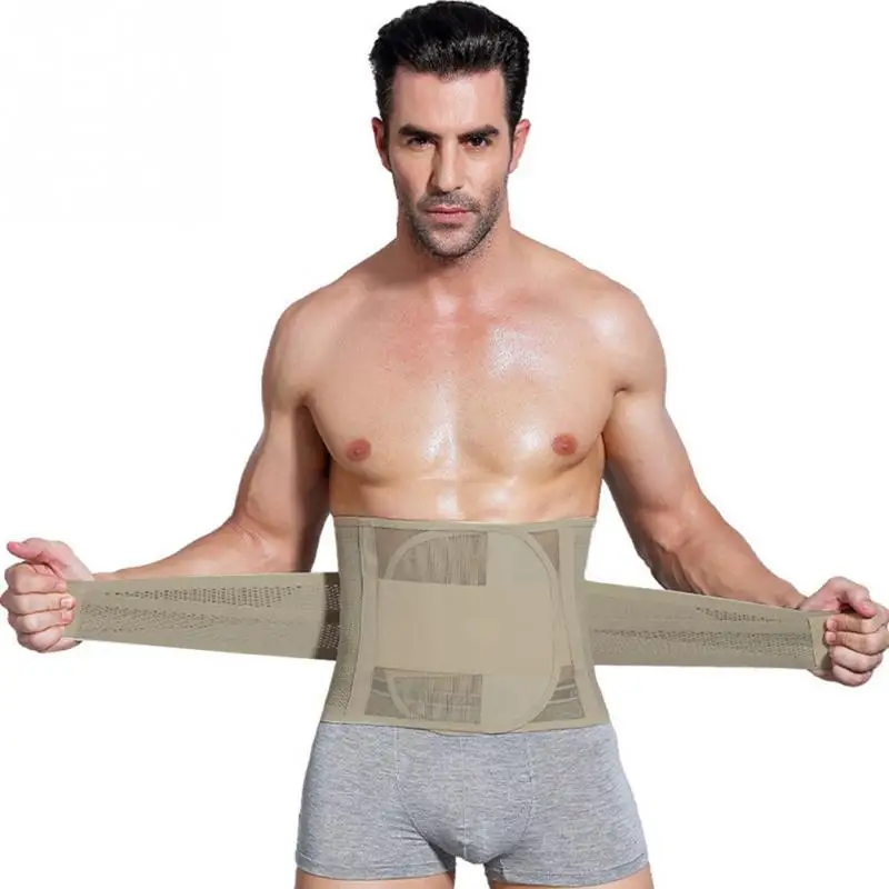 

Men Waist Trainer Modeling Strap Cincher Slimming Sheath Body Shaper Belt Girdle Men's beer belly Abdomen belt