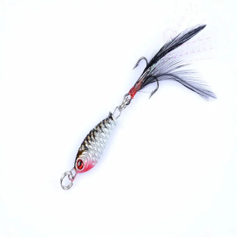 

4 Color Small Lead Fish Lure 6g / 3.2cmMetal Lure Bait Boutique Fishing Gear Bionic Fishing Bait Fishing Lure