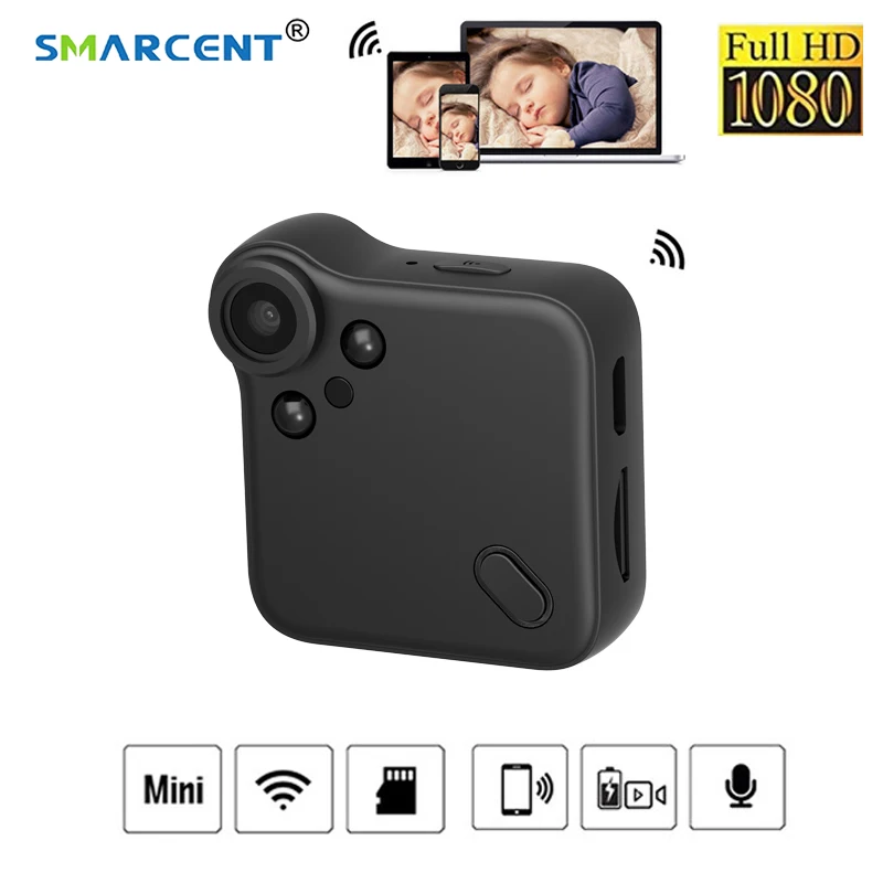 C1S WiFi мини камера HD 1080P IP видеокамера ночное видение Обнаружение движения