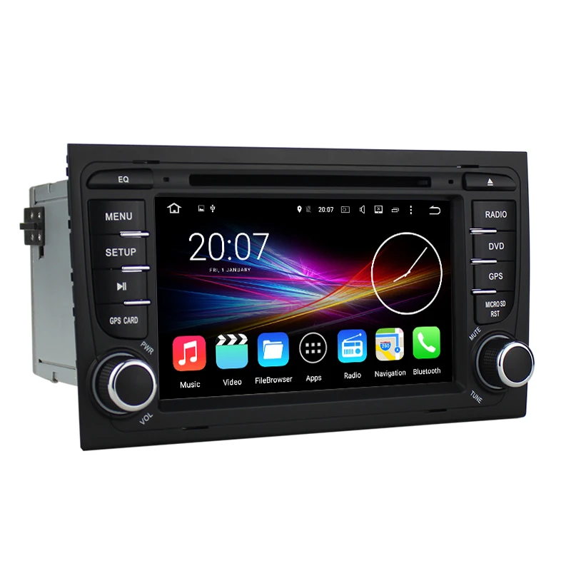 Clearance HIFIF Android 6.0 Octa Core 2 Din 7" Car DVD For Audi A4 2002-2008 S4 RS4 8E 8F B9 B7 RNS-E 2 Din DVD A4 Navigation Stereo Radio 2