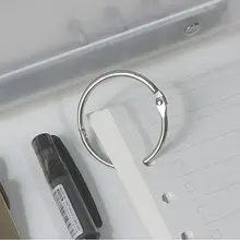 Свободные металлические кольца для ноутбуков Моноцикл маленькие с металлическим кольцом круги связывающие железные 3-пакетные зажимы